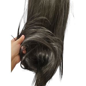 NWOT Black synthetic wig silky hair 30 inches